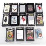 Fourteen assorted Zippo lighters (14) Please Note - we do not make reference to the condition of