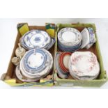 A quantity of assorted Booths china to include plates, tureen, serving dishes, etc. Patterns to
