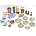 A quantity of Oriental ceramics Please Note - we do not make reference to the condition of lots