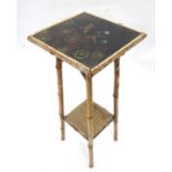 A chinoiserie jardiniere stand Please Note - we do not make reference to the condition of lots