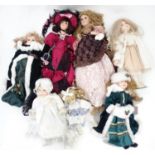 A quantity of assorted dolls Please Note - we do not make reference to the condition of lots