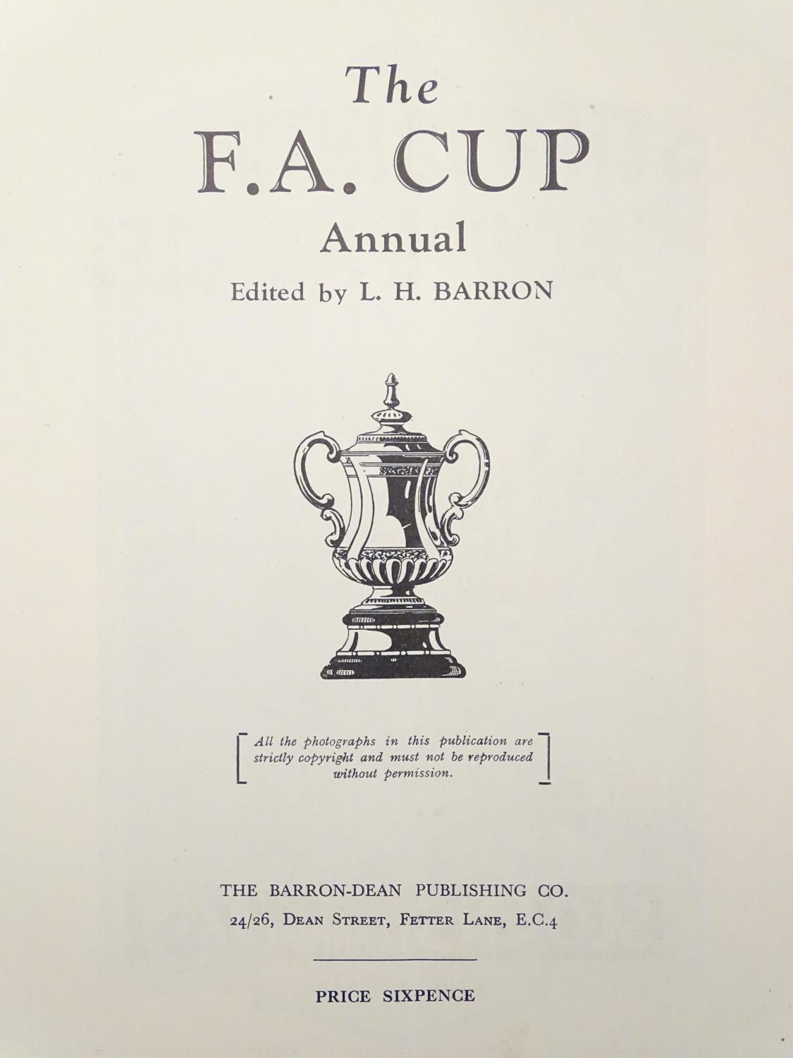Book, sporting interest: The FA Cup Annual, King George V jubilee edition 1935, chronicling the - Image 4 of 7