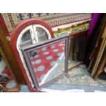 Four assorted mirrors (4) Please Note - we do not make reference to the condition of lots within