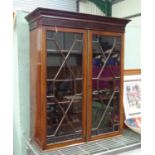 A 19thC mahogany glazed bookcase Please Note - we do not make reference to the condition of lots