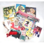 A quantity of American advertising wares. Together with a James Dean poster Please Note - we do