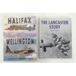 Two Second World War / WW2 aviation books, comprising Lancaster and Halifax & Wellington (2)