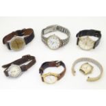An assortment of mid to late 20thC wrist watches, including three by Rotary, examples by Medana