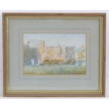 Roger Remington, 20th century, Watercolour, The Gloriette, Leeds Castle. Signed lower right. Approx.