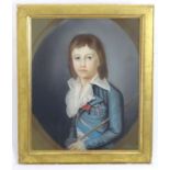 After Alexander Kucharsky (1741-1819), 20th century, Pastel on paper, A portrait of King Louis