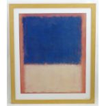 After Mark Rothko (1903-1970), Chromolithograph, No. 203, circa 1954. Published March 2006 by
