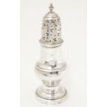 A Geo III silver sugar caster hallmarked London 1767 Approx 5 1/2" high