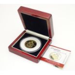 Coin: A limited edition Elizabeth II Vivat Regina Tristan de Cunha 2010 sterling silver gold