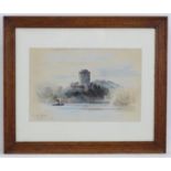 Early 20th century, Watercolour, A view of Istanbul, Turkey, with inscription Rumeli Hisari,
