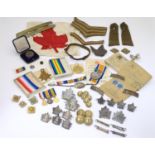 Militaria: First World War / WWI / World War 1 : campaign medals awarded to Lieutenant Alfred Ewert,