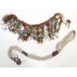 Two Ethnic beadwork examples, possibly African. Longest approx. 51" (2) Please Note - we do not
