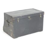 Classic cars, motoring: an early to mid 20thC Brooks external car trunk / luggage case, of