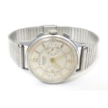 A mid 20thC USSR Sekonda mens wristwatch , 1 1/4" dial with telemeter, the 19 jewel movement stamped
