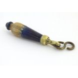 A Royal Doulton style stoneware handle pull. Approx. 6 1/4" overall Please Note - we do not make