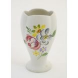 A Radford hand painted vase with floral and foliate detail. Marked under. Approx. 5 1/2" high Please