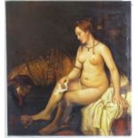 Indistinctly signed Whitman B Plares? After Rembrandt van Rijn (1606-1669), 20th century, Oil on