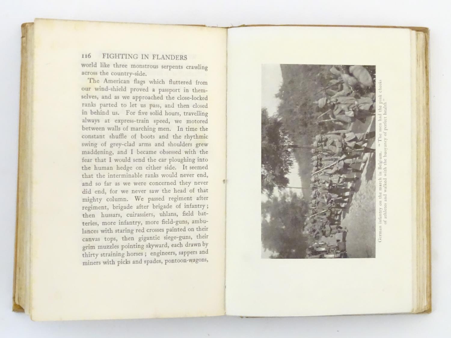 Book: Fighting in Flanders by E. Alexander Powell with illustrations from photographs by Donald - Image 2 of 6