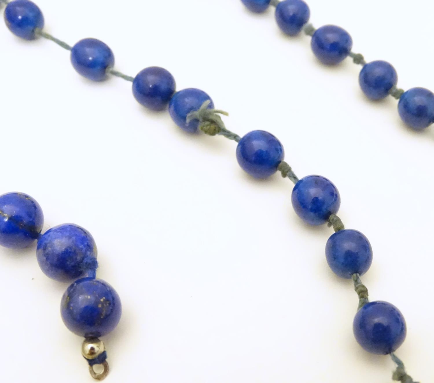A quantity of lapis lazuli beads etc. Please Note - we do not make reference to the condition of - Image 5 of 8