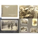 Militaria: a WWII / World War 2 / Second World War German soldier's photograph album, entitled '