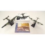 Toys: Three scale models of German WWII military planes / aircraft, comprising Focke Wulf 200C