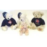 Toys: Four teddy bears comprising two limited edition Barton's Creek Collection, Felicia and