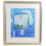 Shoichi Hasegawa, 20th century, Japanese School, Limited edition etching 40/110, Atlantide.