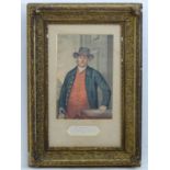 After Thomas Beach (1738 - 1806), 19th century, Coloured print, A portrait of Mr Tattersall, Founder