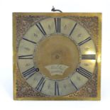 Local Interest Berkshire / Buckinghamshire - John Lee Cookham: An 18thC brass posted clock