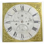 Local Interest - Buckinghamshire : John Coals - North Crawley : A late 18thC brass clock dial signed