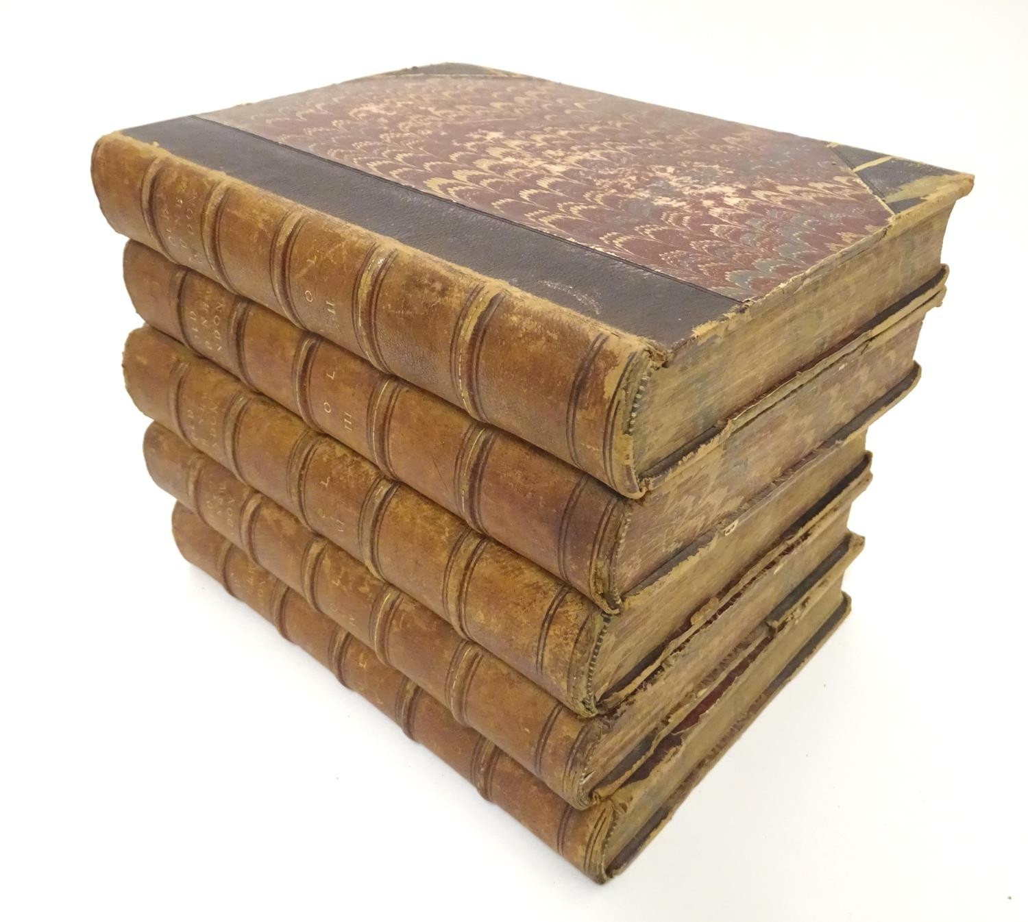 Books: Old and New London (Walter Thornberry, pub. Cassell, Petter & Galpin 1878), five volumes
