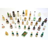 A quantity of miniature spirit bottles to include Glenfiddich special reserve malt whisky, Drambuie,