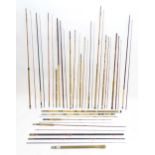Fishing: a large collection of mid 20thC split cane rods, comprising: Hardy Bros. 'Palakona - The