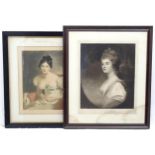 William Henderson after George Romney (1734-1802), Early 20th century, Mezzotint, The Duchess,