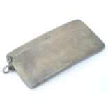 A silver card case hallmarked Birmingham 1911 maker Henry Matthews. 3 1/4" x 1 3/4" Please Note - we