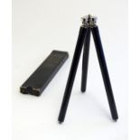 An Eastman Kodak no. 6 'Kodak Metal Tripod', in a slip case, 11" tall Please Note - we do not make