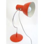 A 20thC retro desk light. Approx 19" high Please Note - we do not make reference to the condition of