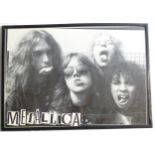 1980's Unofficial Metallica poster Please Note - we do not make reference to the condition of lots
