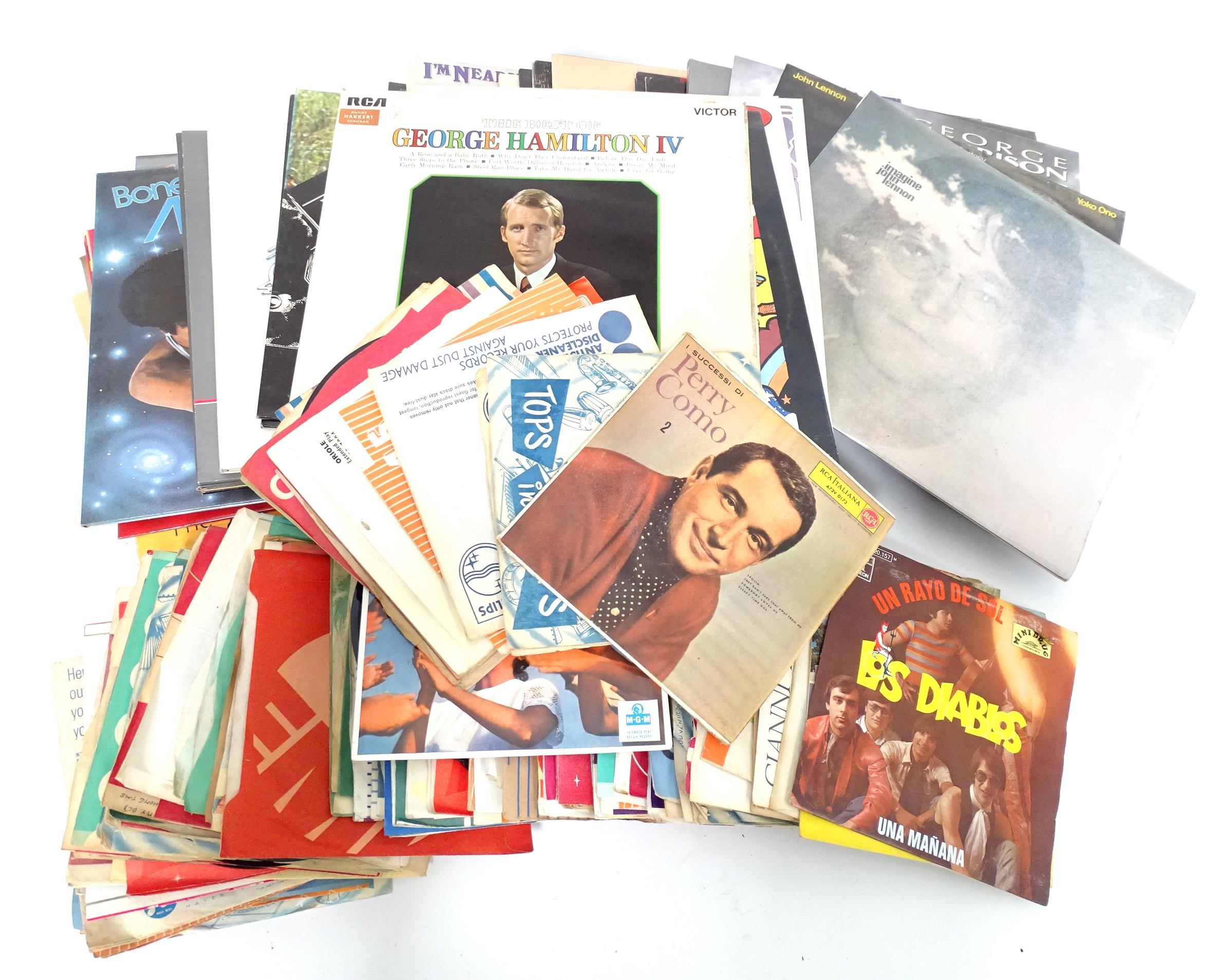 Collection of vinyl records to include John Lennon, Paul McCartney, ELO etc Please Note - we do - Image 4 of 5