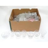A quantity of assorted glassware / drinking glasses etc Please Note - we do not make reference to