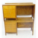 Pair vintage retro mid century desks Each 54" wide Please Note - we do not make reference to the