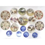 Large quantity of assorted collectors / cabinet commemorative plates by Coalport, Masons,