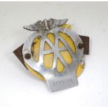 An AA (Automobile Association) badge Please Note - we do not make reference to the condition of lots