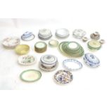 A quantity of assorted Booth china to include plates, tureens, serving dishes etc. Patterns to