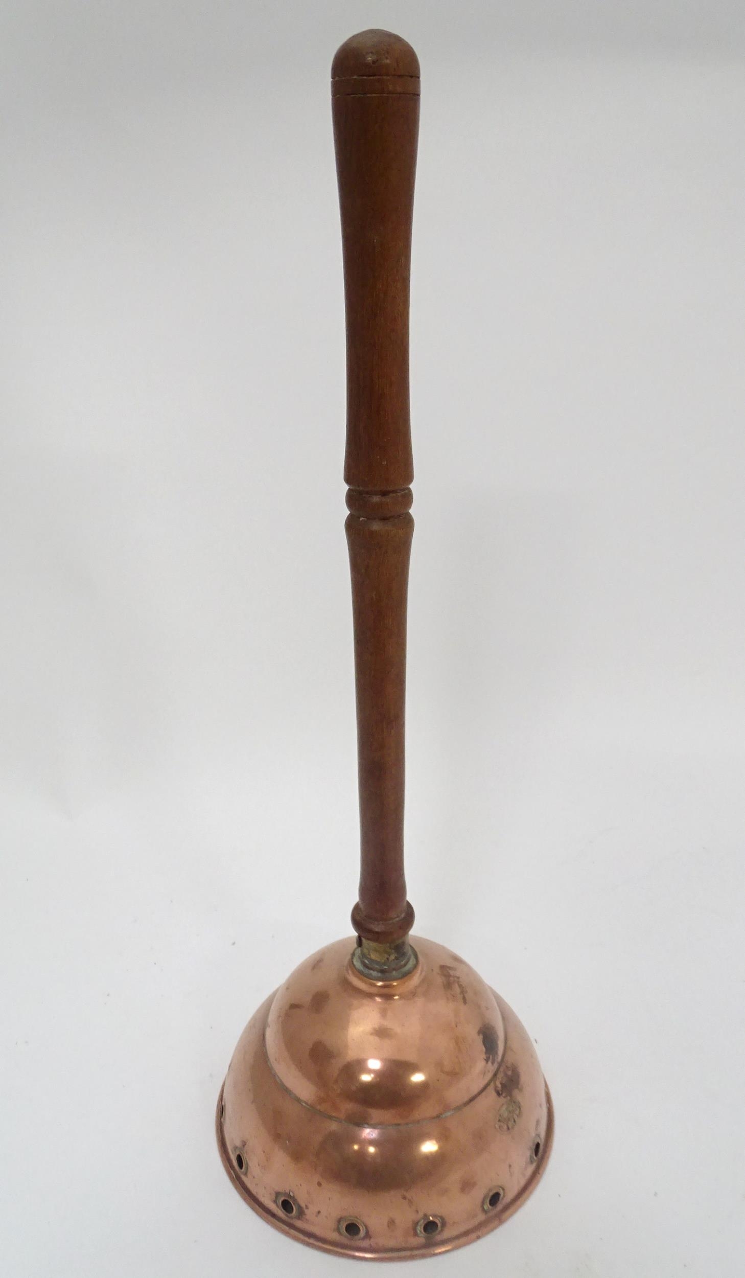 Copper and hardwood laundry dolly ' Simplex No 9' Please Note - we do not make reference to the