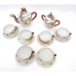 An Oriental tea set Please Note - we do not make reference to the condition of lots within