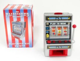 Novelty Electronic slot machine (boxed) Please Note - we do not make reference to the condition of